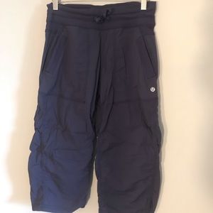 lululemon cropped studio pants